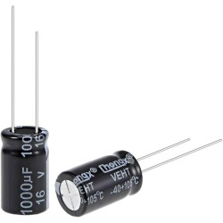 1000uF 16V Radial Electrolytic Capacitor