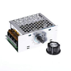 4000W High-Power Thyristor Electronic Regulator, Dimming Speed Regulation, with Insurance Shell